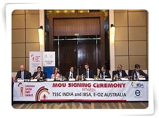 Signing of MoUs with IBSA and E-Oz